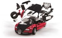 Quick Build auto J6020 - Bugatti Veyron - červená Airfix
