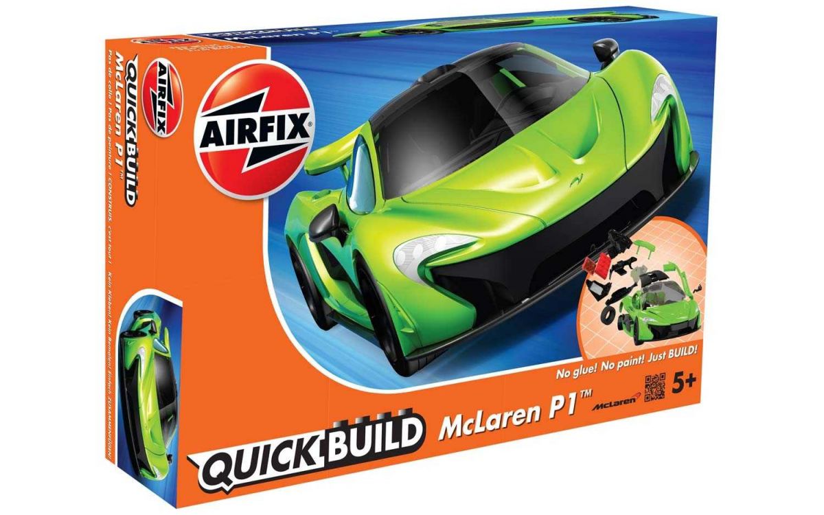 Quick Build auto J6021 - McLaren P1 - zelená Airfix