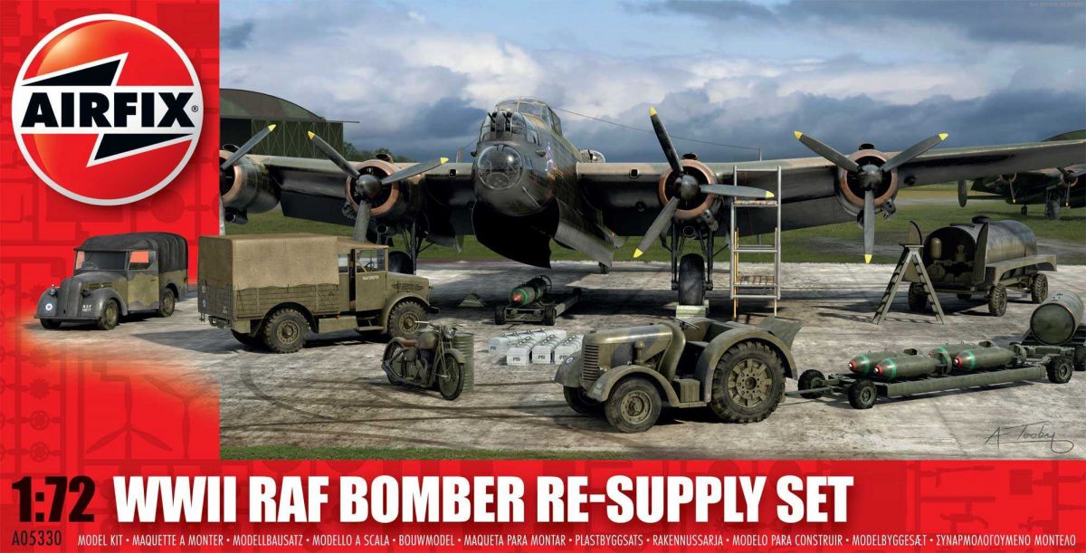 Classic Kit diorama A05330 - Bomber Re-supply Set (1:72) Airfix