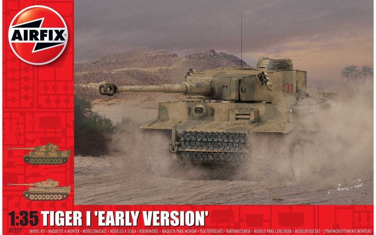 Classic Kit tank A1357 - Tiger 1 Early Production Version (1:35) Airfix