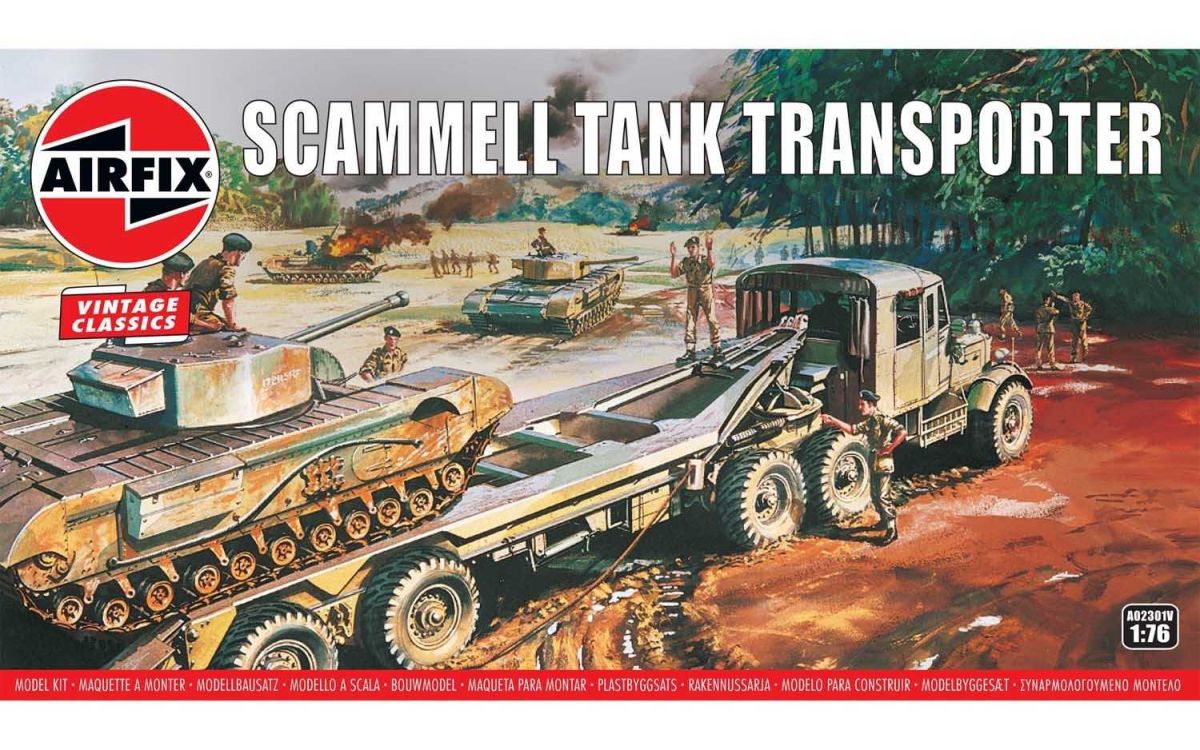 Classic Kit VINTAGE military A02301V - Scammell Tank Transporter (1:76) Airfix