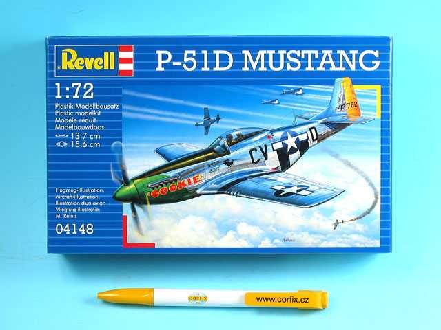 Plastic ModelKit letadlo 04148 - P-51D MUSTANG (1:72) Revell