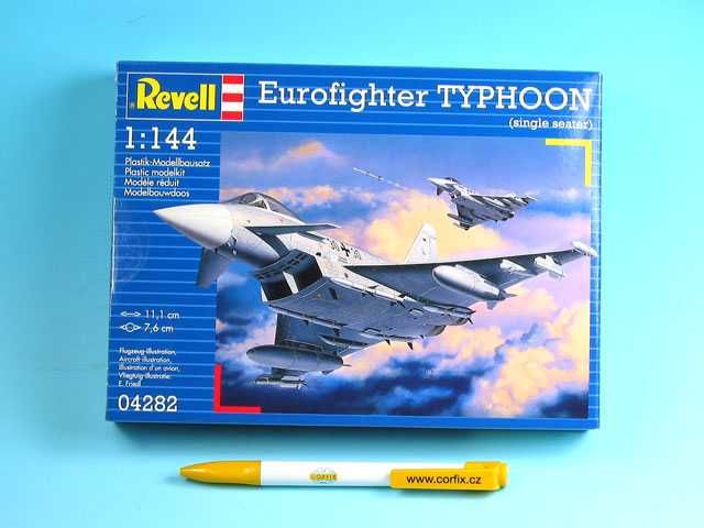 Plastic ModelKit letadlo 04282 - Eurofighter TYPHOON (1:144) Revell