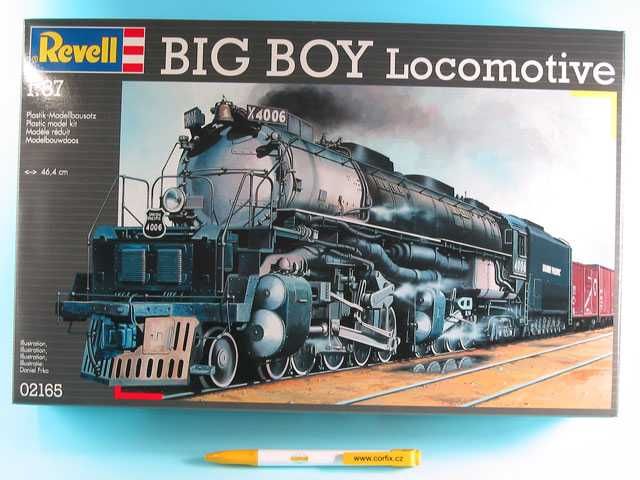 Plastic ModelKit lokomotiva 02165 - Big Boy Locomotive (1:87) Revell