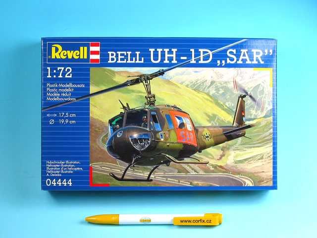 Plastic ModelKit vrtulník 04444 - Bell UH-1D "SAR" (1:72) Revell
