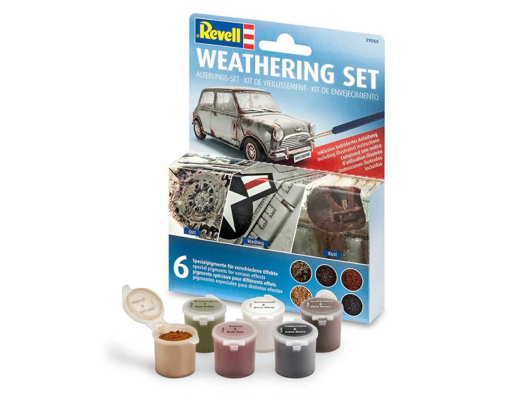 Weathering Set 39066 - sada pigmentů (6 druhů) Revell