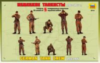 Model Kit figurky 3614 - German Tank Crew (1943-1945) (1:35) Zvezda