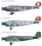 Model Kit letadlo 0150 - JUNKERS JU-52 3/m "TANTE JU" (1:72) Italeri
