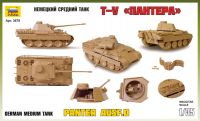 Model Kit tank 3678 - Panther Ausf.D (1:35) Zvezda