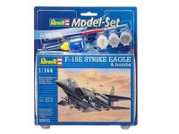 ModelSet letadlo 63972 - F-15E Strike Eagle & bombs (1:144) Revell