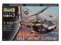 Plastic ModelKit vrtulník 04983 - Bell UH-1H Gunship (1:100) Revell
