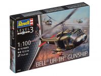 Plastic ModelKit vrtulník 04983 - Bell UH-1H Gunship (1:100)