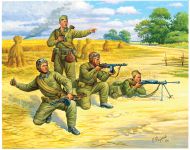 Wargames (WWII) figurky 6138 - Soviet Paratroops (1:72) Zvezda