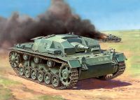 Wargames (WWII) tank 6155 - Sturmgeschütz III Ausf.B (1:100) Zvezda