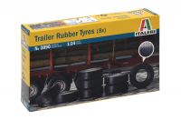 Model Kit doplňky 3890 - TRAILER RUBBER TYRES (8x) (1:24) Italeri