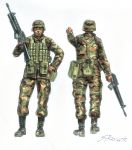 Model Kit figurky 6168 - U.S. Infantry (1980s) (1:72) Italeri