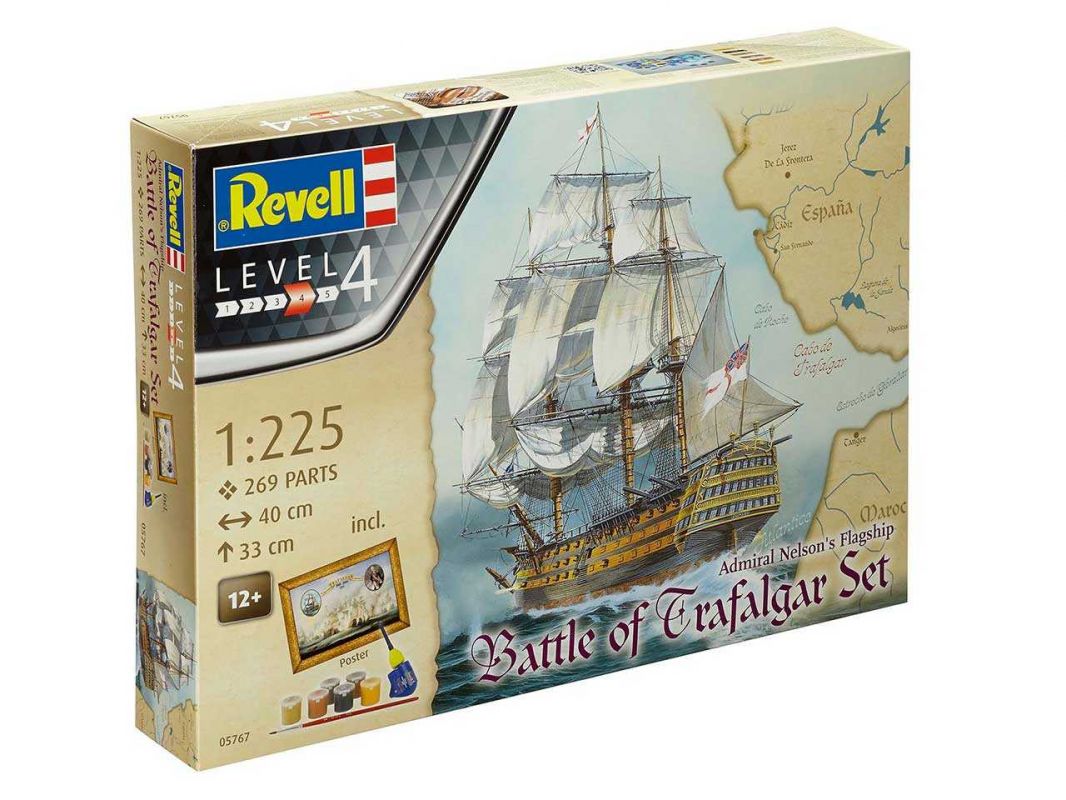 Gift-Set loď 05767 - "Battle of Trafalgar" (1:225) Revell