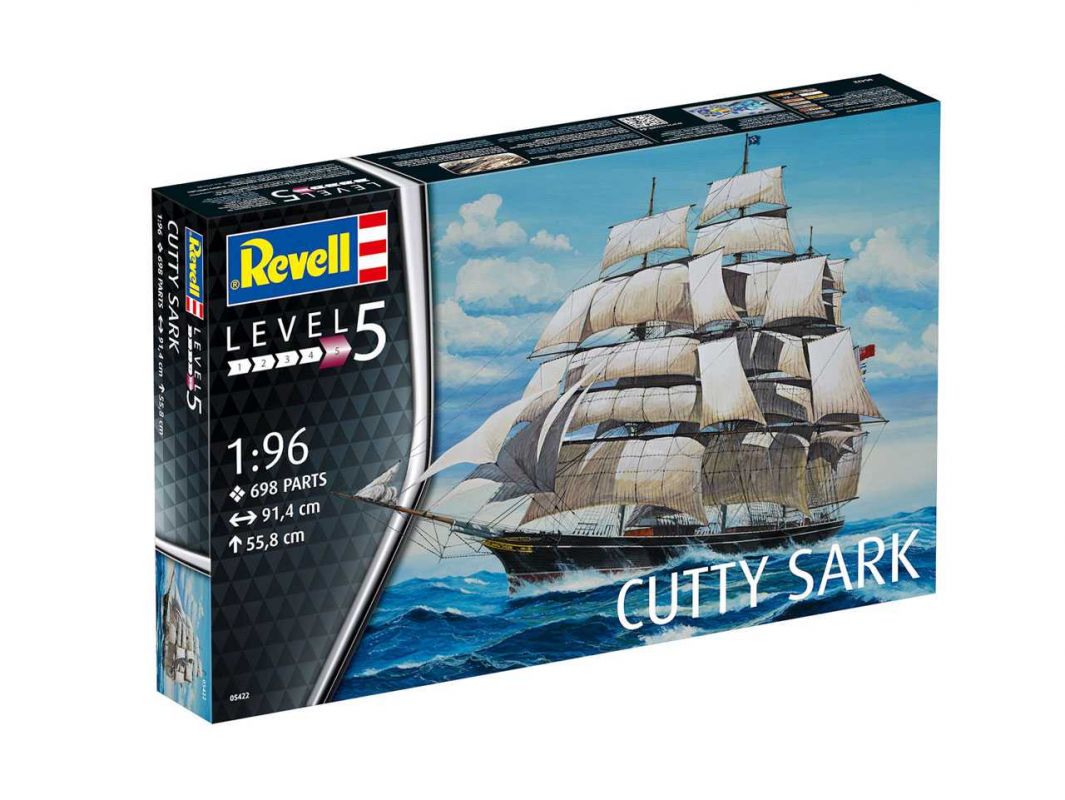 Plastic ModelKit loď 05422 - Cutty Sark (1:96) Revell