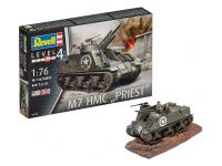 Plastic ModelKit tank 03216 - M7 HMC "Priest" (1:76) Revell