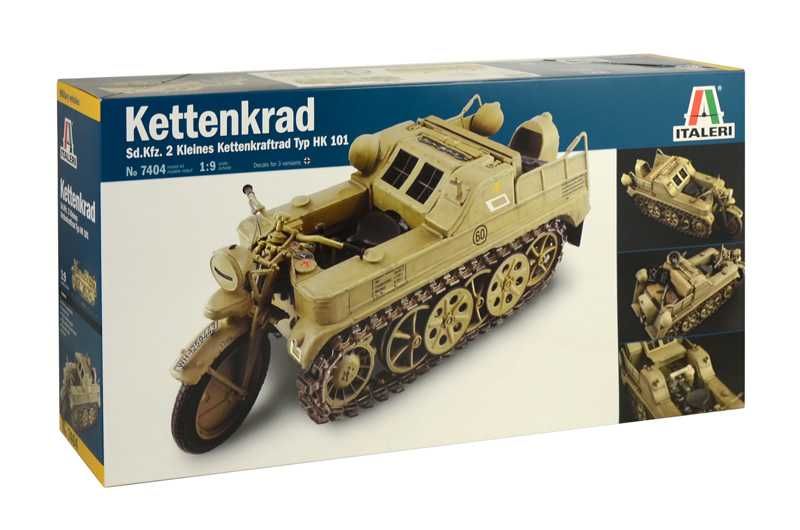 Model Kit military 7404 - HK 101 KETTENKRAD (1:9) Italeri