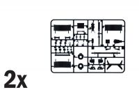 Model Kit návěs 3929 - TECNOKAR TRAILER WITH 20' TANK (1:24) Italeri