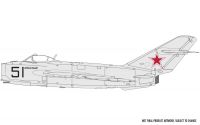 Classic Kit letadlo A03091 - Mikoyan-Gurevich MiG-17F 'Fresco' (1:72) Airfix