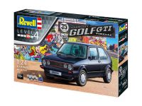 Gift-Set auto 05694 - 35 Years VW Golf 1 GTi Pirelli (1:24) Revell