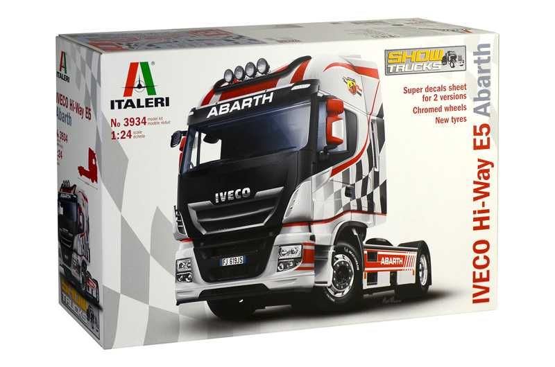 Model Kit truck 3934 - IVECO HI-WAY E5 ABARTH (1:24) Italeri