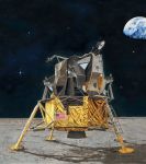 Gift-Set 03701 - Apollo 11 Lunar Module "Eagle" (50 Years Moon Landing) (1:48) Revell