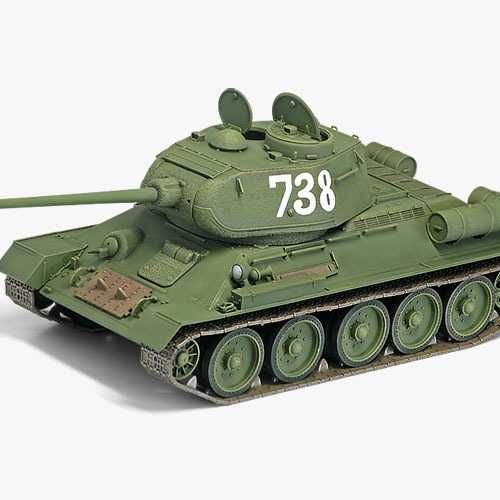 Model Kit tank 13290 - T-34/85 "112 FACTORY PRODUCTION" (1:35) Academy