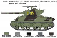 Model Kit tank 6568 - M4A1 Sherman with U.S. Infantry (1:35) Italeri