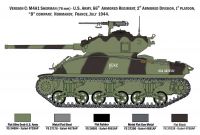 Model Kit tank 6568 - M4A1 Sherman with U.S. Infantry (1:35) Italeri