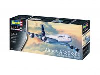 Plastic ModelKit letadlo 03872 - Airbus A380-800 Lufthansa New Livery (1:144) Revell