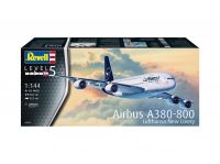 Plastic ModelKit letadlo 03872 - Airbus A380-800 Lufthansa New Livery (1:144) Revell