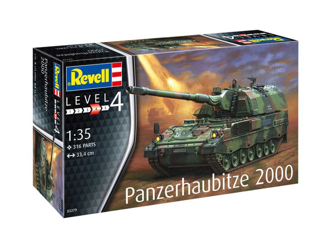 Plastic ModelKit tank 03279 - Panzerhaubitze 2000 (1:35) Revell