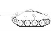 Classic Kit tank A1353 - JagdPanzer 38 tonne Hetzer "Late Version" (1:35) Airfix