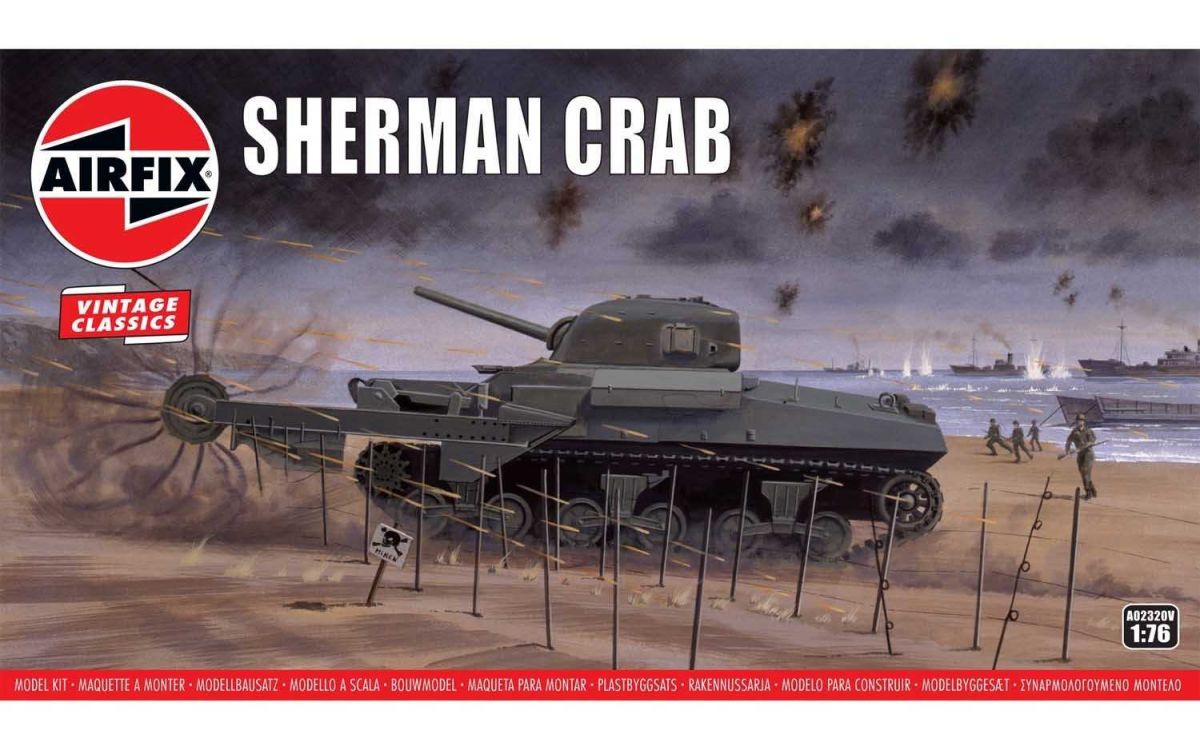 Classic Kit VINTAGE tank A02320V - Sherman Crab (1:76) Airfix
