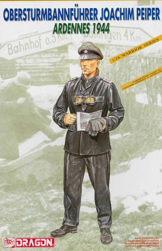 Model Kit figurka 1620 - OBERSTURMBANNFÜHRER (ARDENNES 1944) (1:16) Dragon