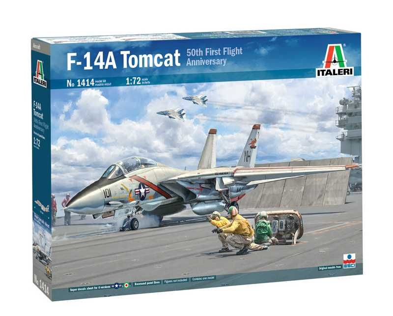 Model Kit letadlo 1414 - F-14A Tomcat (1:72) Italeri