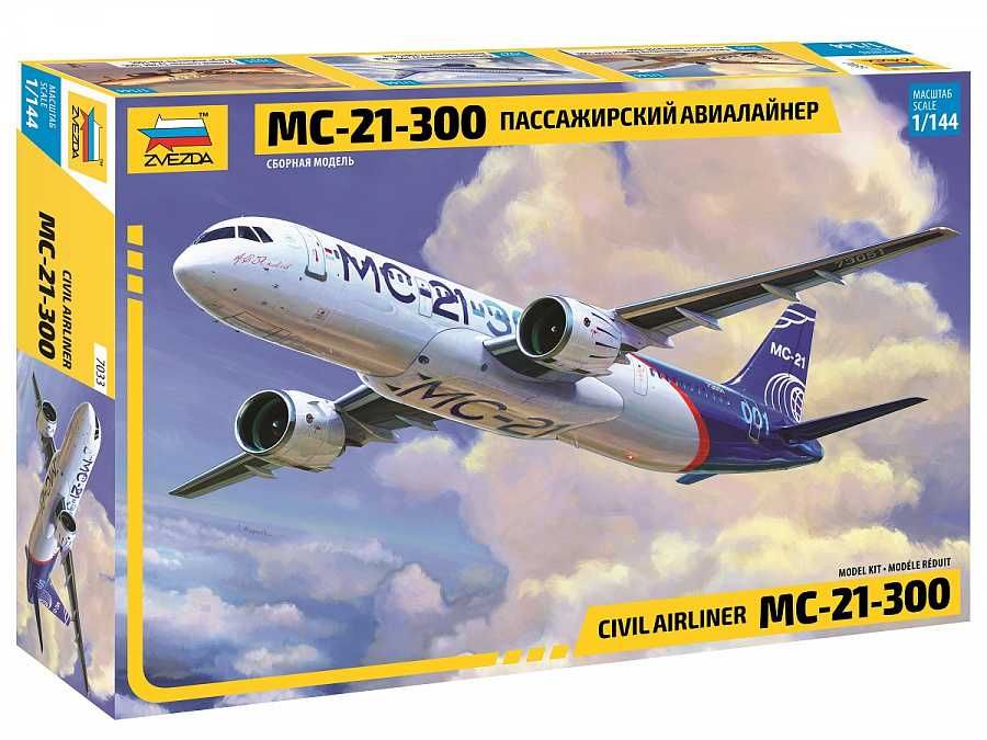 Model Kit letadlo 7033 - Civil Airliner MC-21-300 (1:144) Zvezda