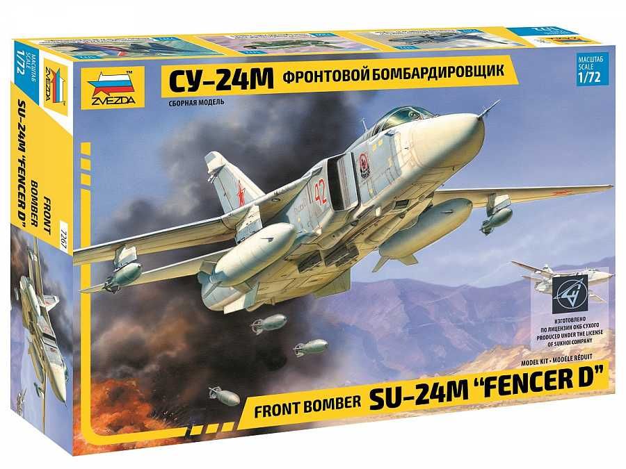 Model Kit letadlo 7267 - Front bomber Su-24M "Fencer D" (1:72) Zvezda