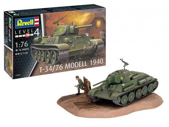 Plastic ModelKit tank 03294 - T-34/76 Modell 1940 (1:76) Revell