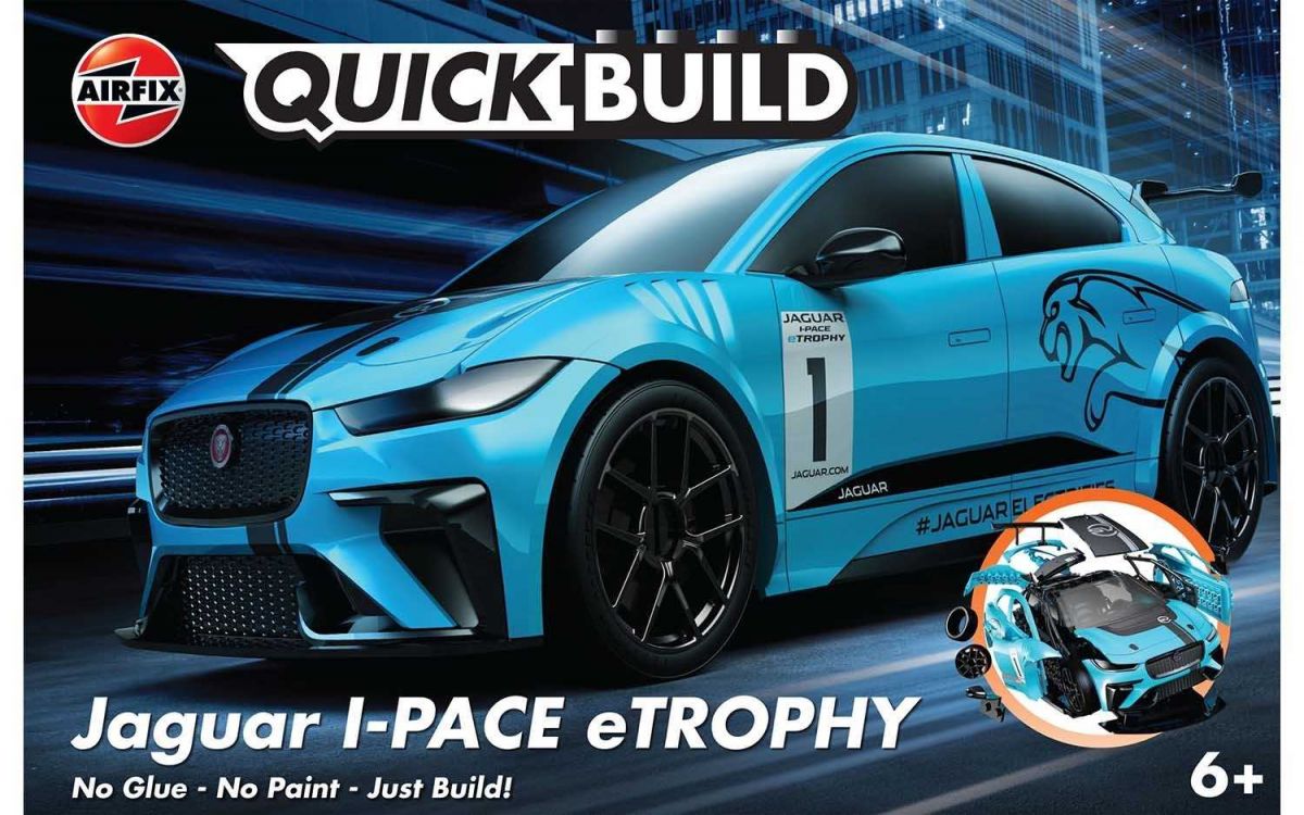 Quick Build auto J6033 - Jaguar I-PACE eTROPHY Airfix