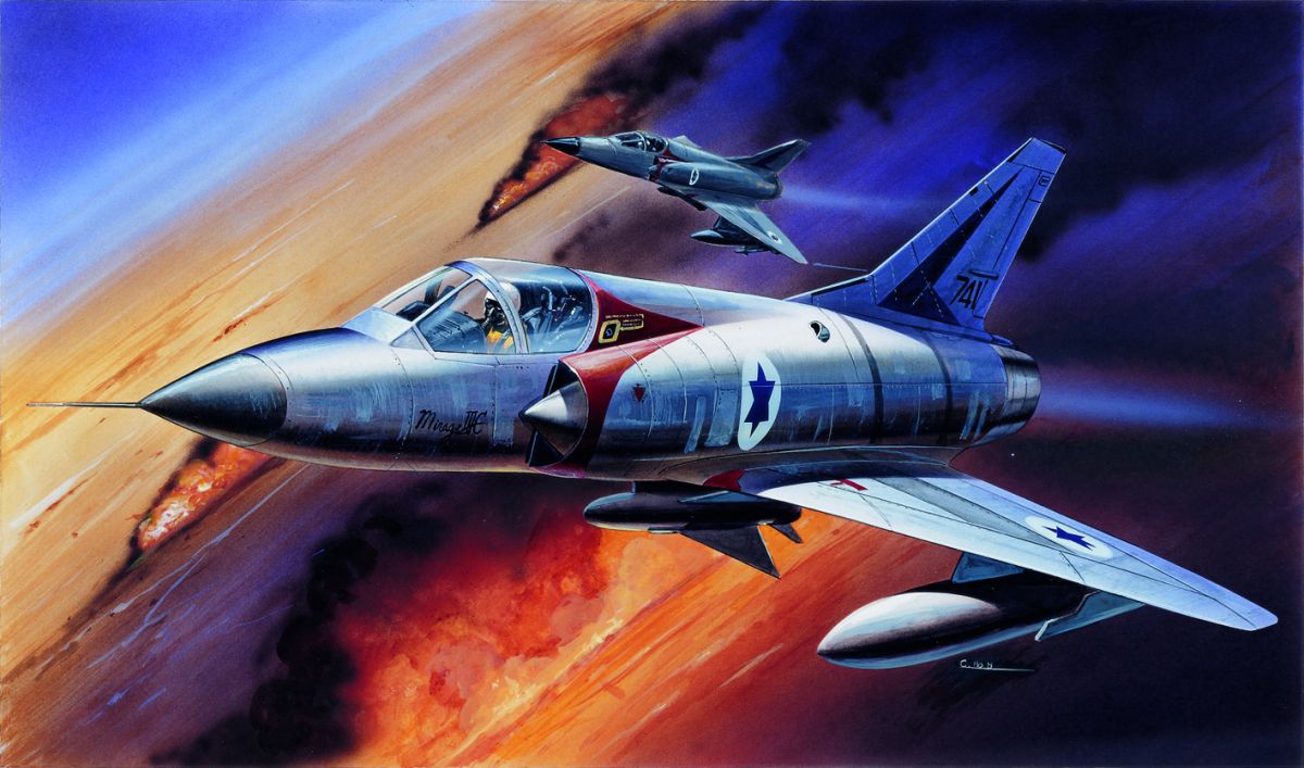 Model Kit letadlo 12247 - MIRAGE III-C FIGHTER (1:48) Academy