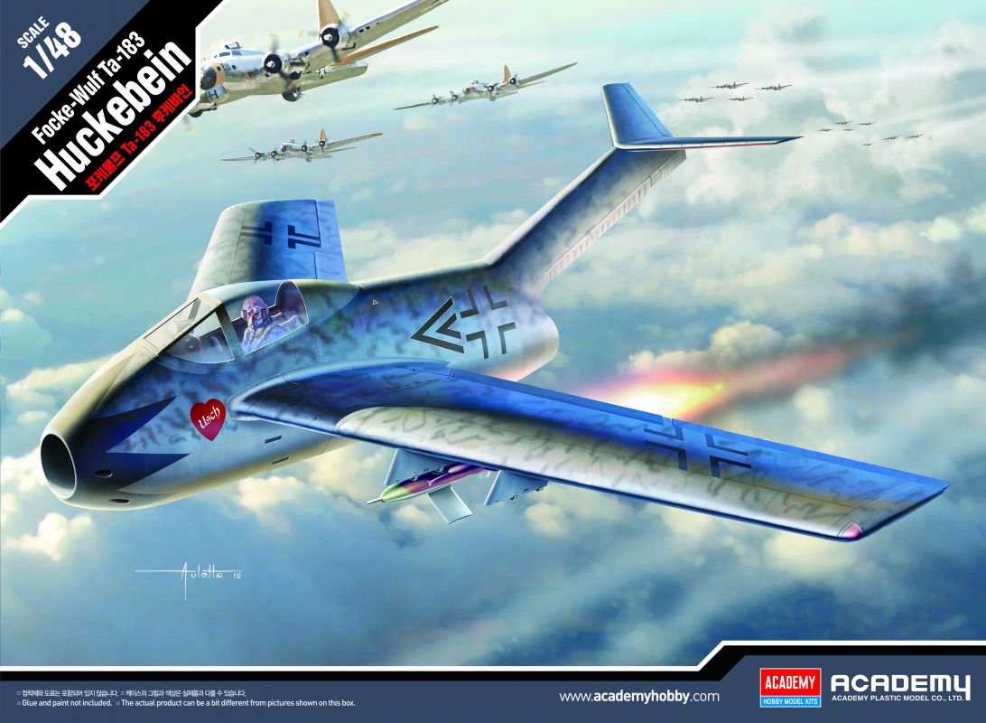 Model Kit letadlo 12327 - Focke-Wulf Ta-183 Huckebein (1:48) Academy