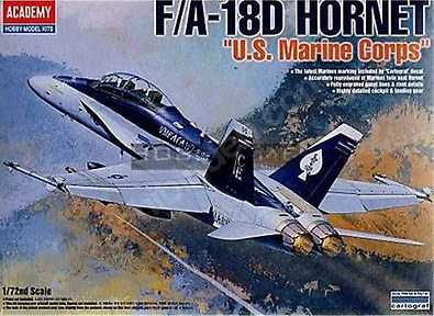 Model Kit letadlo 12422 - F/A 18D HORNET "US MARINES" (1:72) Academy