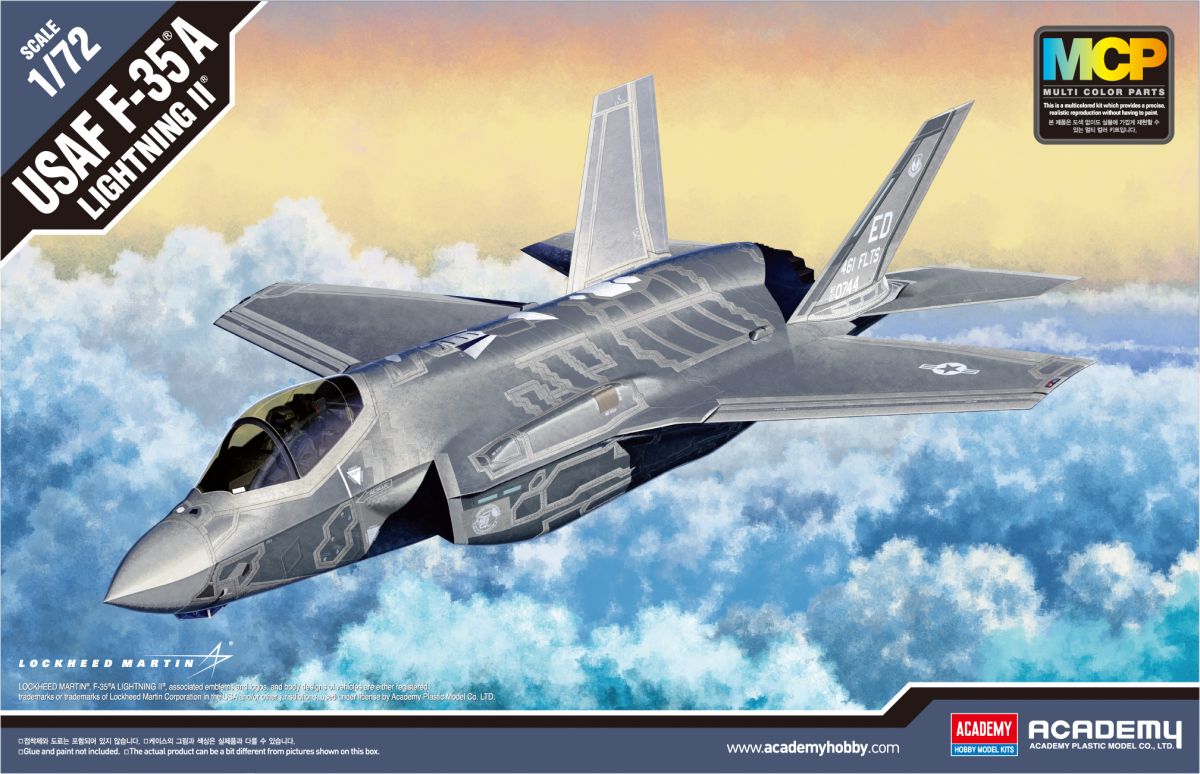 Model Kit letadlo 12507 - F-35A Lightning II MCP (1:72) Academy