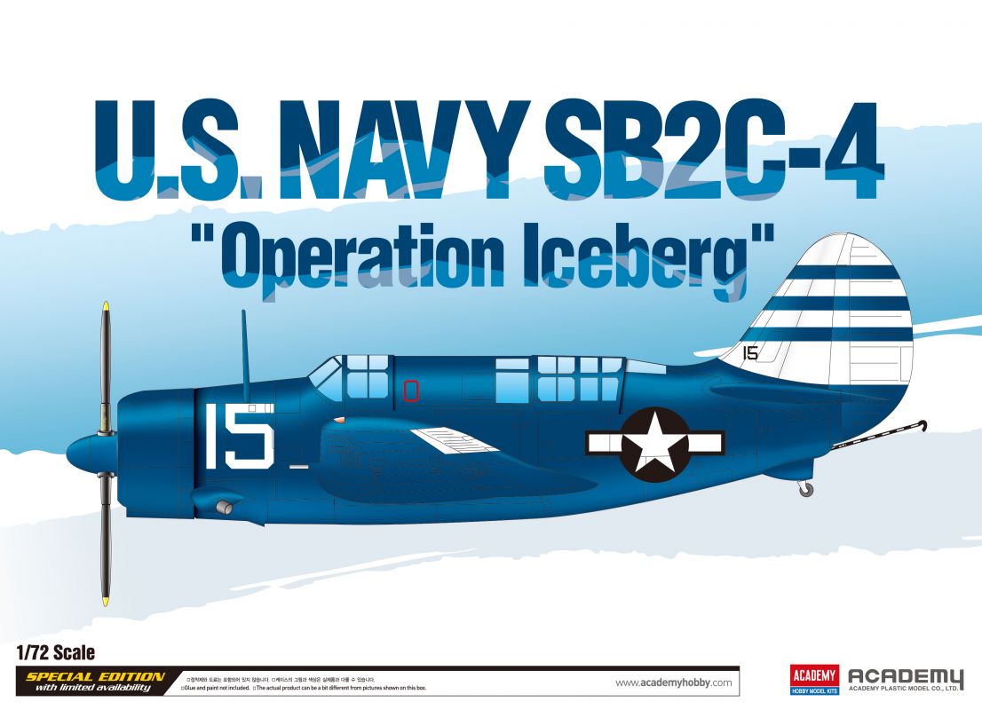 Model Kit letadlo 12545 - U.S.Navy SB2C-4 "Operation Iceberg" LE: (1:72) Academy
