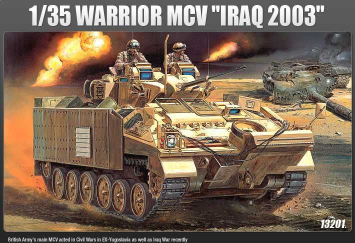Model Kit military 13201 - WARRIOR MCV "IRAQ 2003" (1:35) Academy