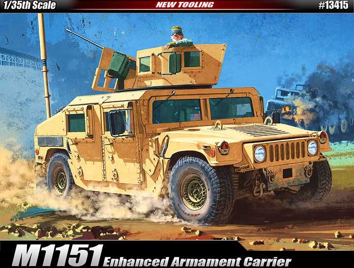 Model Kit military 13415 - M1151 Enhanced Armament Carrier (1:35) Academy